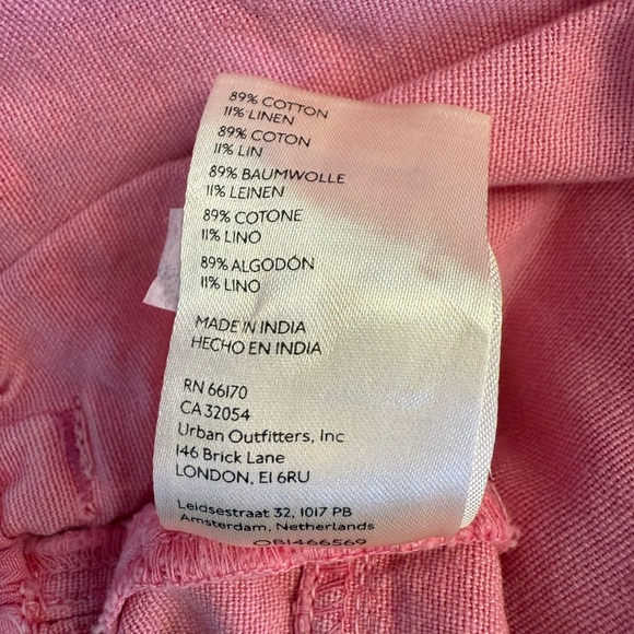 Free People Sky Rider Straight-Leg Pants Oversized Rosebloom Low Rise Size XS - Picture 8 of 12